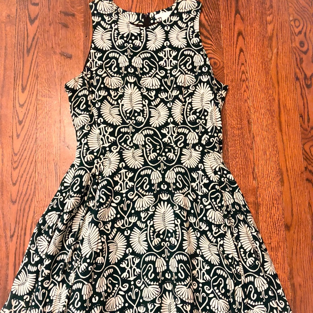 Tropical print dress